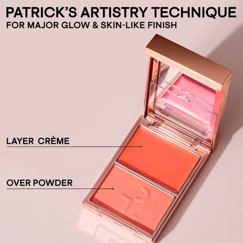 She's Wanted - Major Headlines Double-Take Crème & Powder Blush Duo - GLAM MODA- 110